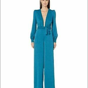 Rachel Zoe Satin Crepe Jumpsuit